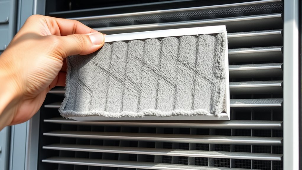 check and replace filter