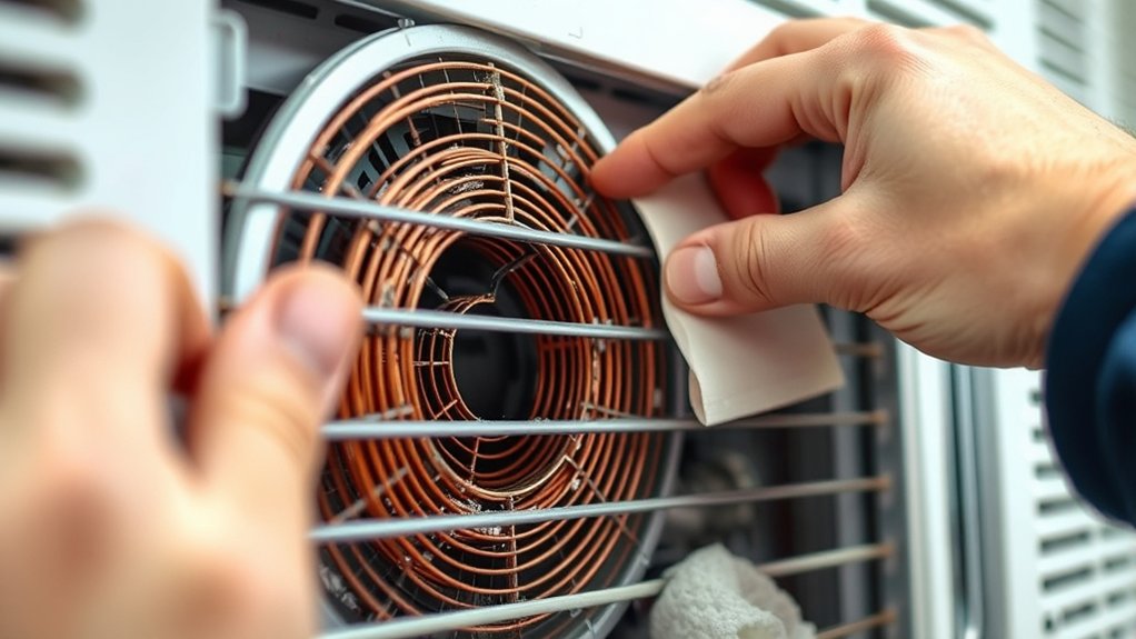 clean ac coils regularly