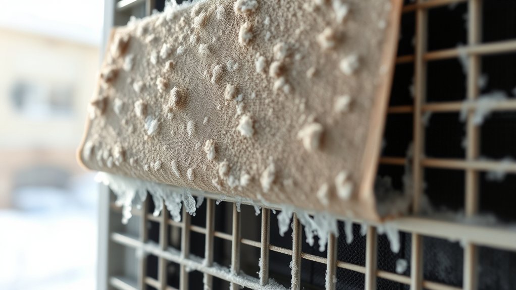 clean filter prevents freezing