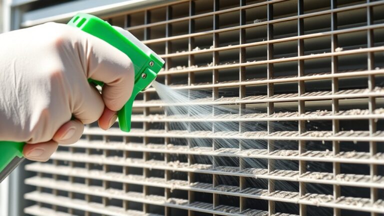 cleaning window ac coils