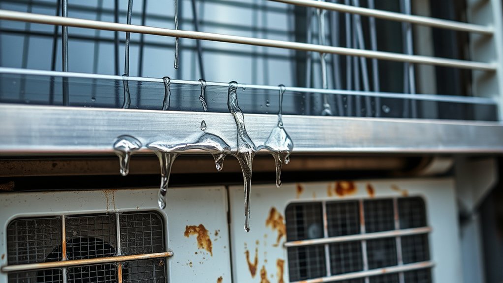 clogged drainage causes leaks