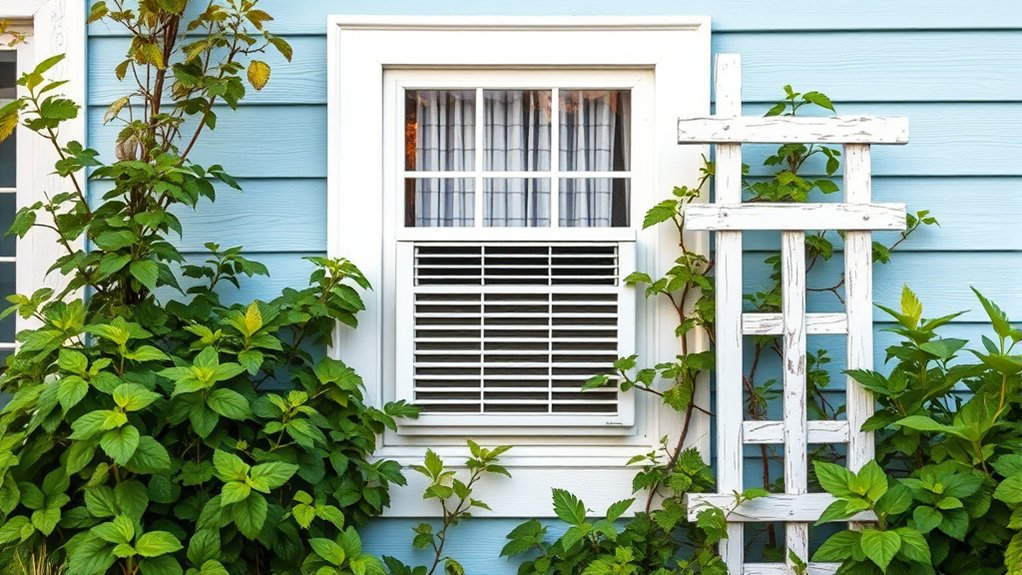 conceal outdoor air conditioner