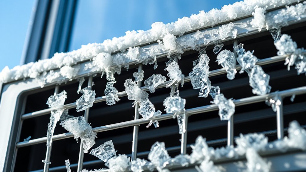 frozen coils due to airflow