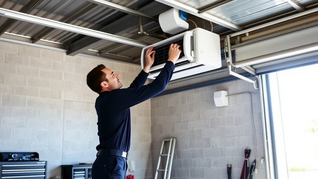 garage ac installation steps