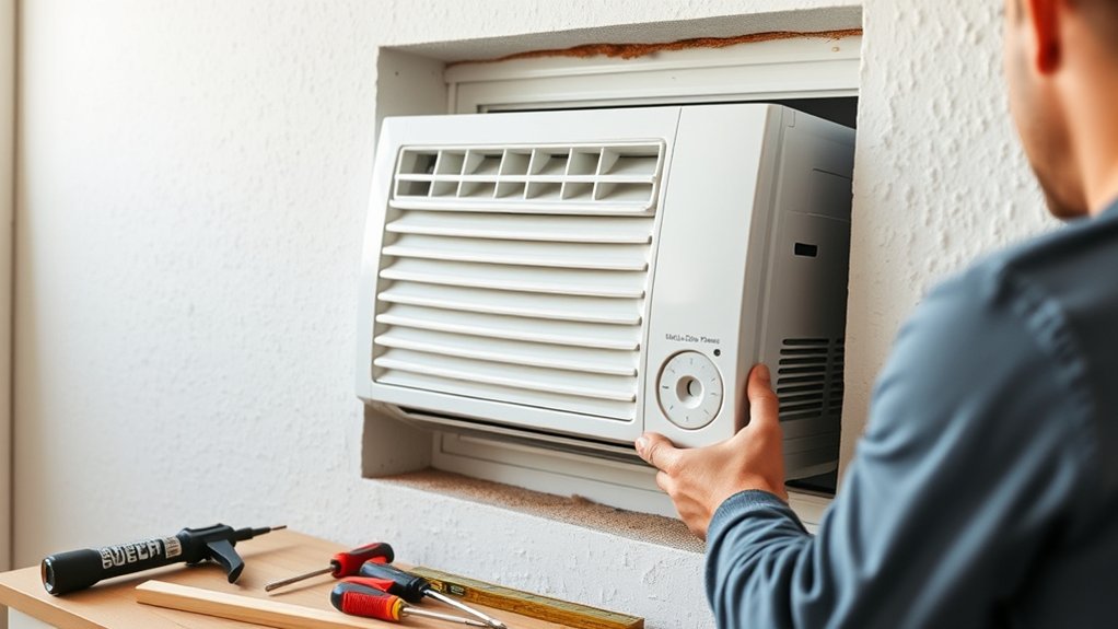 installing wall mounted ac
