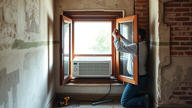 installing window ac unit