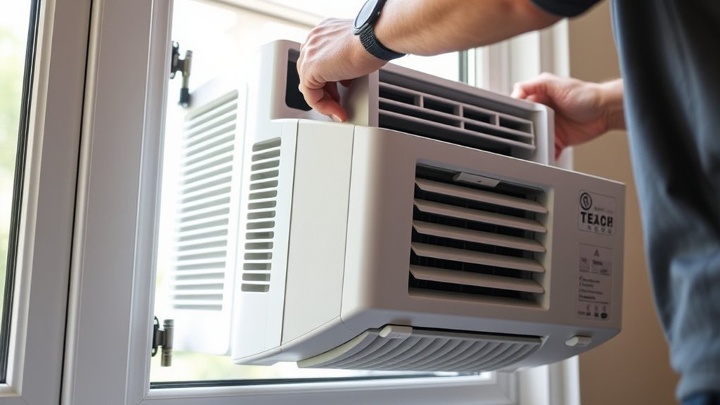 portable ac window installation