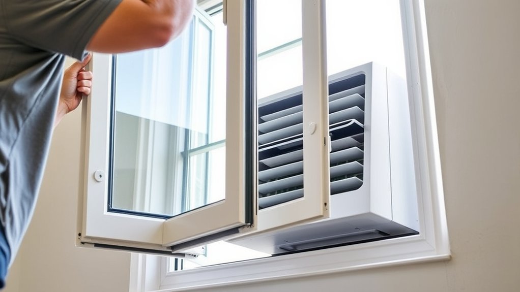 prepare window for cooling