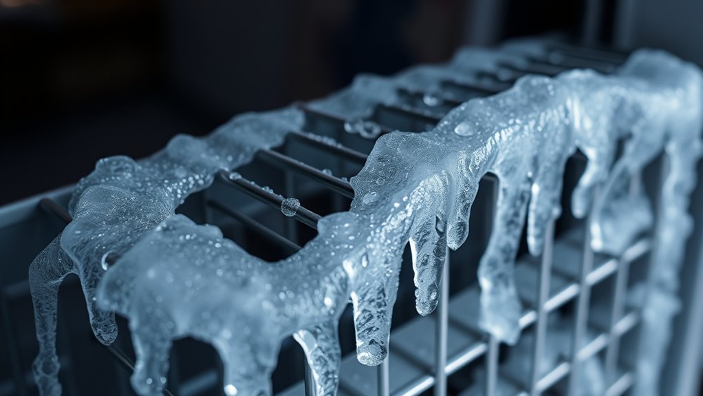 refrigerant leak causes freezing