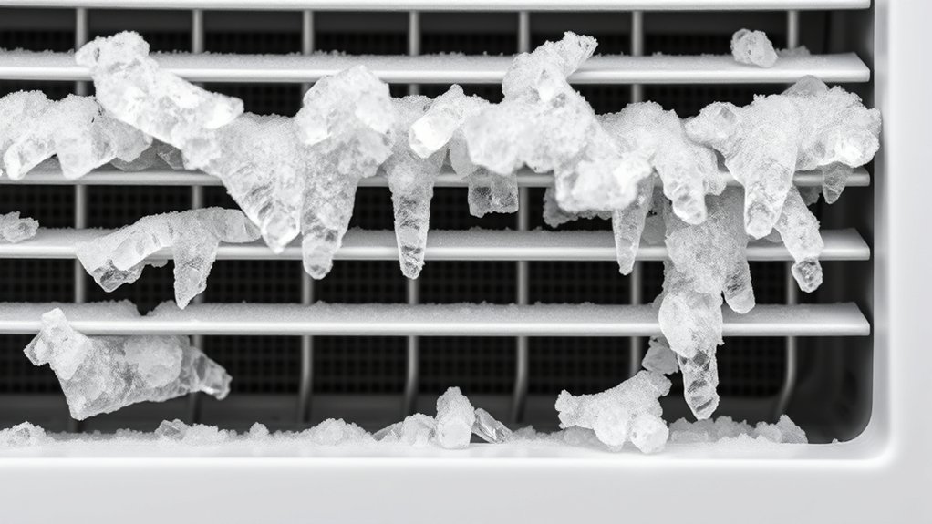 refrigerant leaks cause freezing