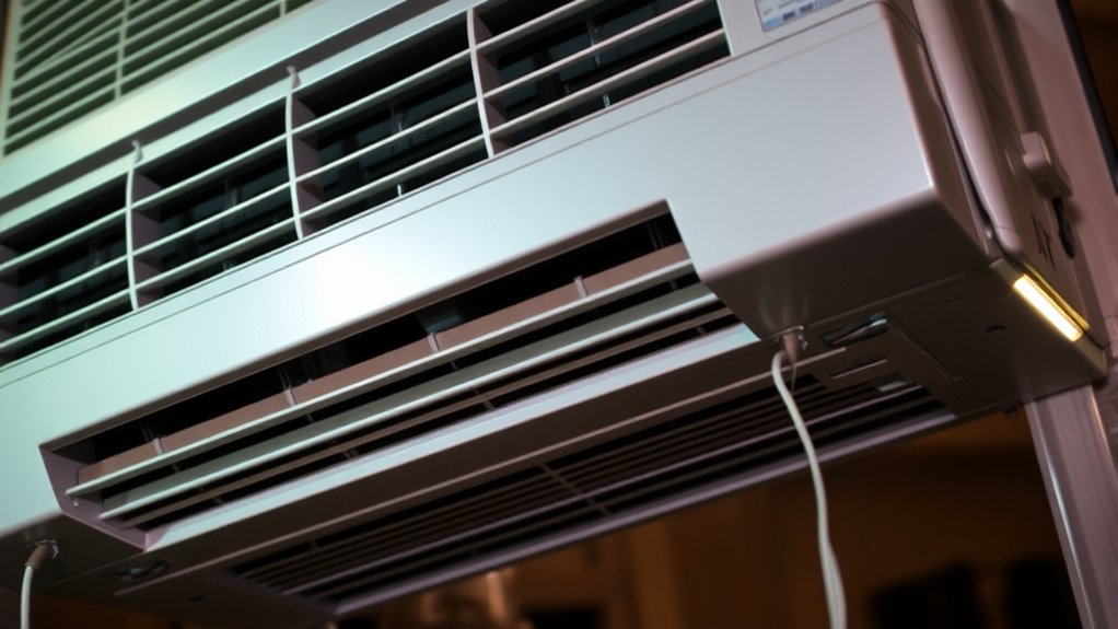 risks of sideways ac installation