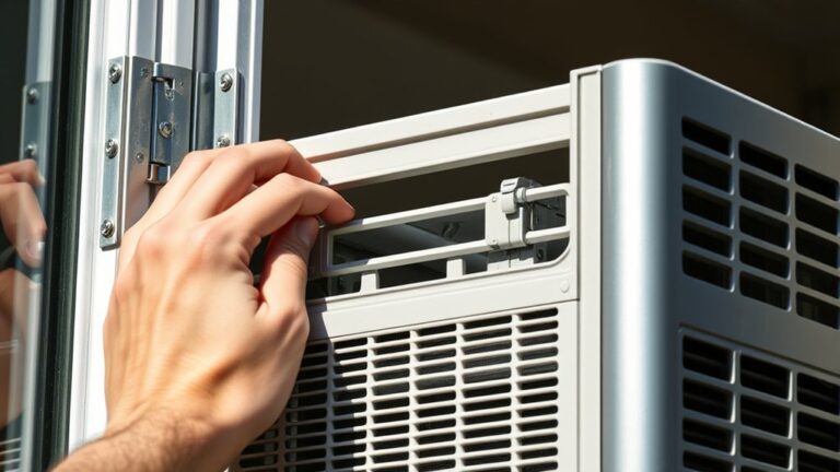 secure window with ac