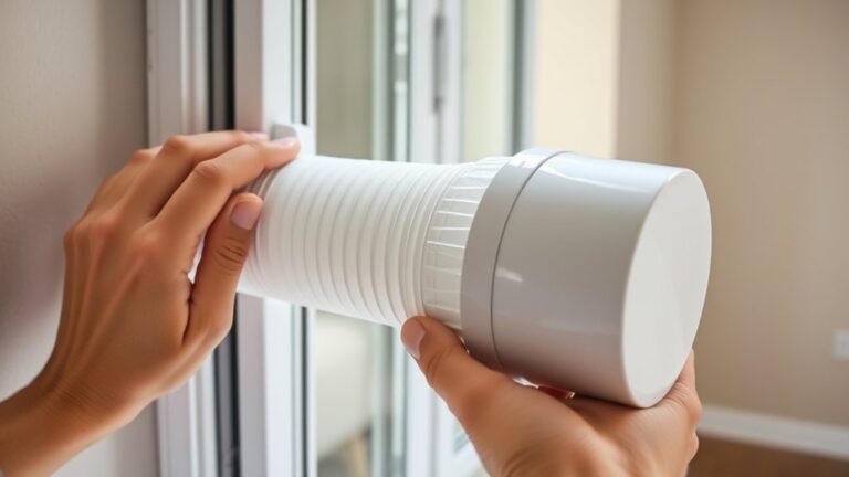 setting up portable ac