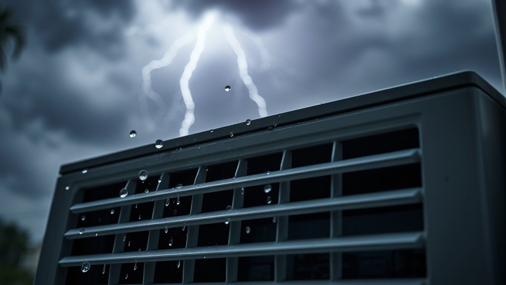 storm damage signs detection