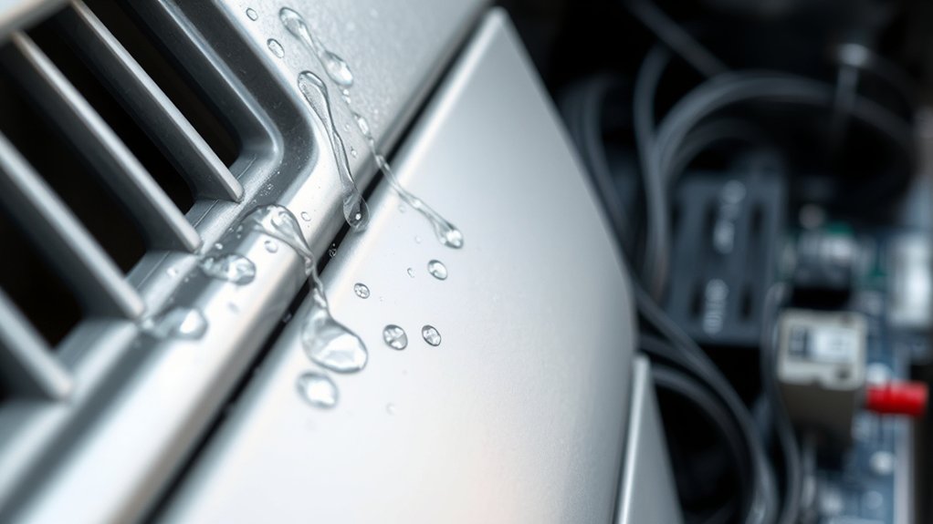 water causes electrical damage