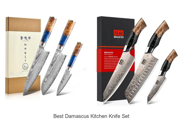 Best Damascus Kitchen Knife Set for Ultimate Cutting Power!