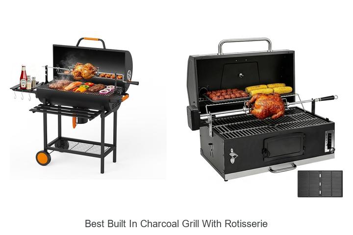 best built in charcoal grill with rotisserie