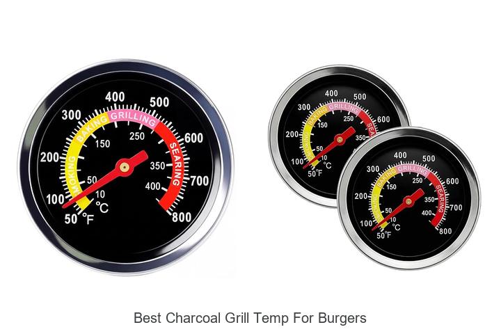 best charcoal grill temp for burgers