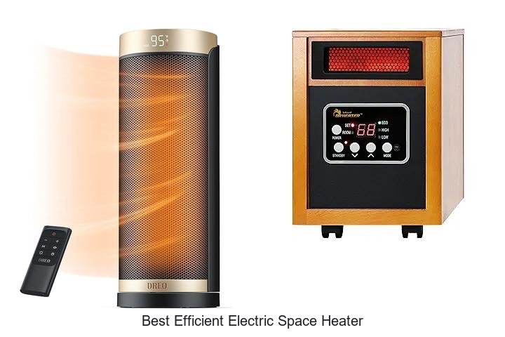 best efficient electric space heater