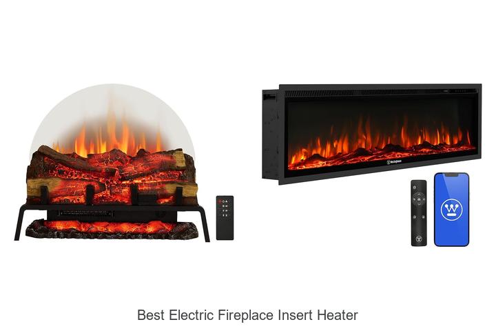 best electric fireplace insert heater