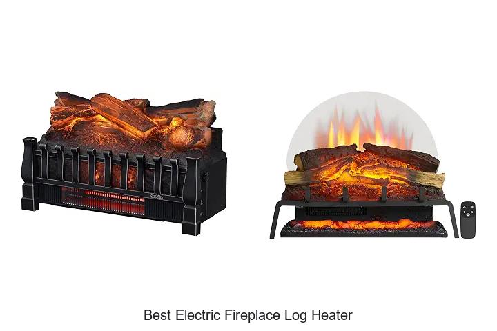 best electric fireplace log heater