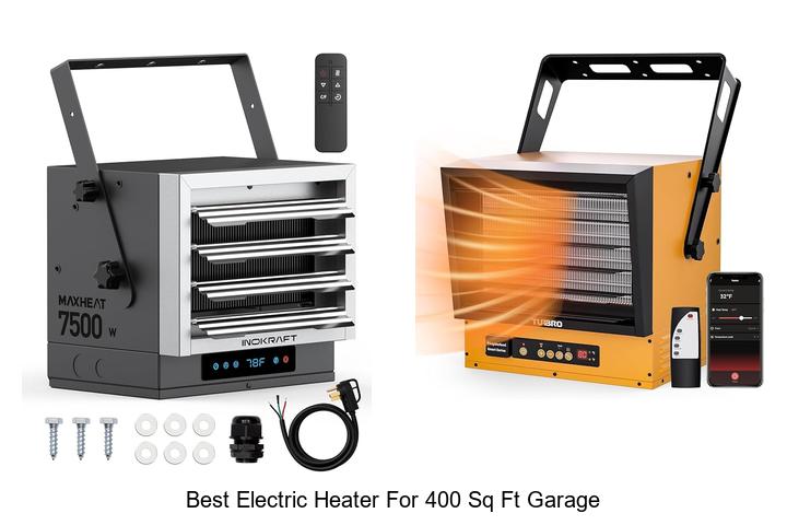best electric heater for 400 sq ft garage