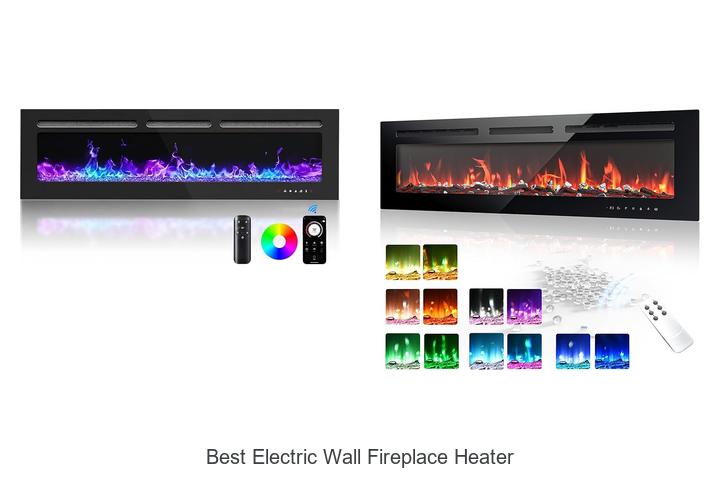best electric wall fireplace heater