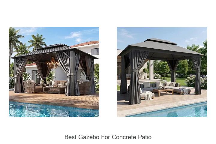 best gazebo for concrete patio