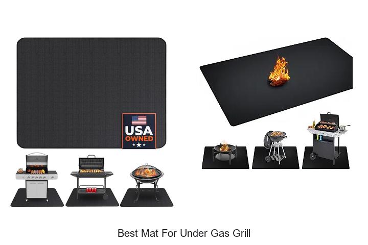 best mat for under gas grill
