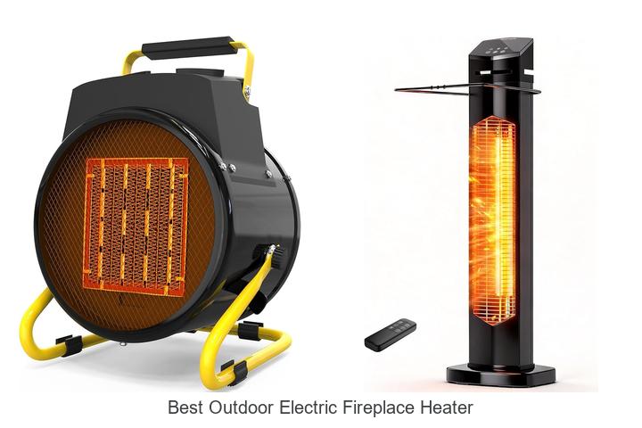 best outdoor electric fireplace heater