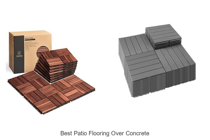 best patio flooring over concrete