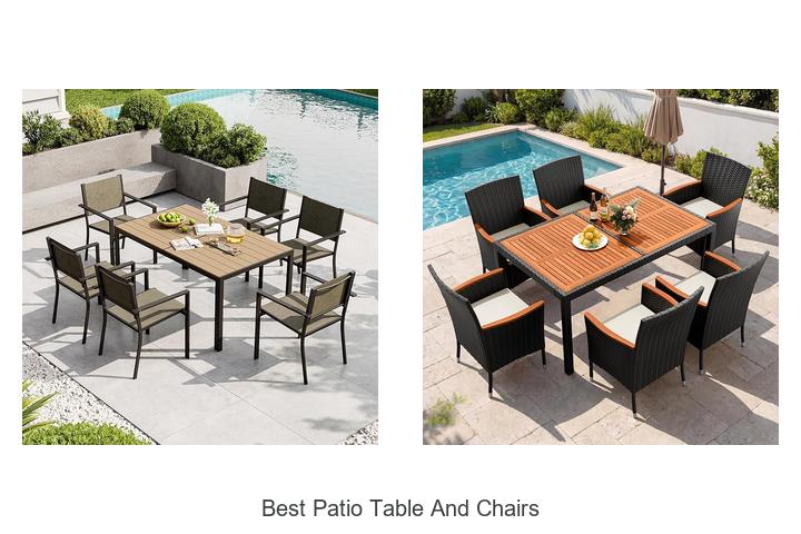 best patio table and chairs