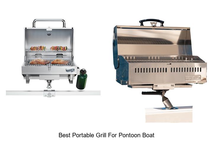 best portable grill for pontoon boat