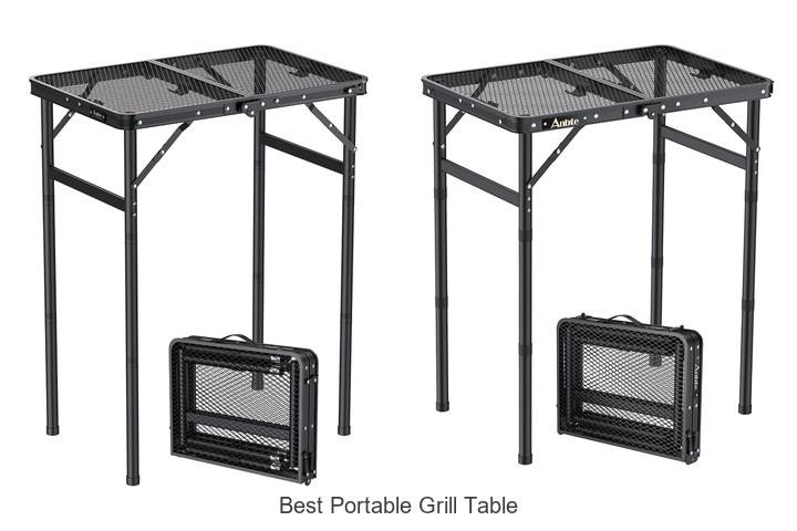 best portable grill table