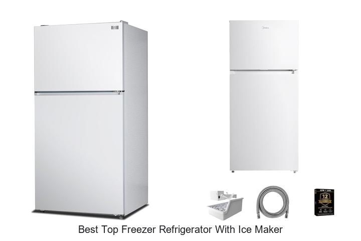 best top freezer refrigerator with ice maker