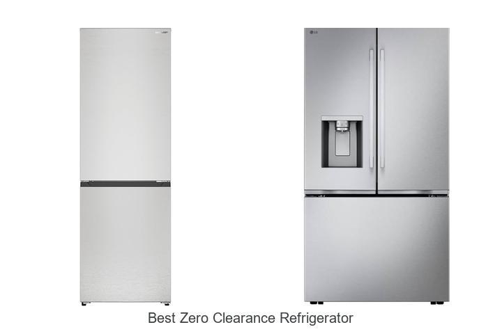 best zero clearance refrigerator